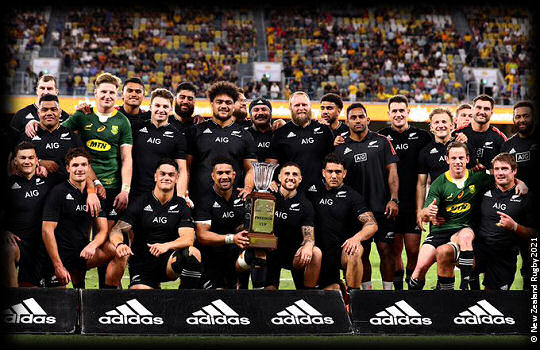 All Blacks v Springboks Freedom Cup Winners TRC2021